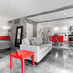 salon cuisine chambre